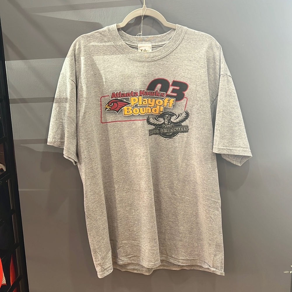 Vintage Atlanta Hawks 2003 Playoffs T-Shirt Size XL